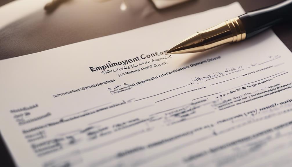 legal employment contract regulations