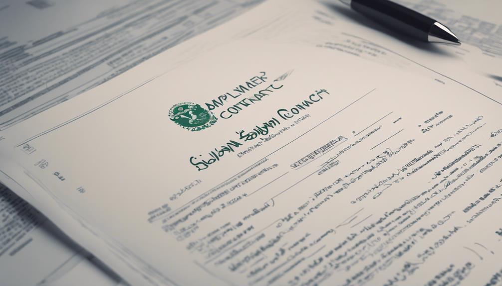 saudi employment contract essentials