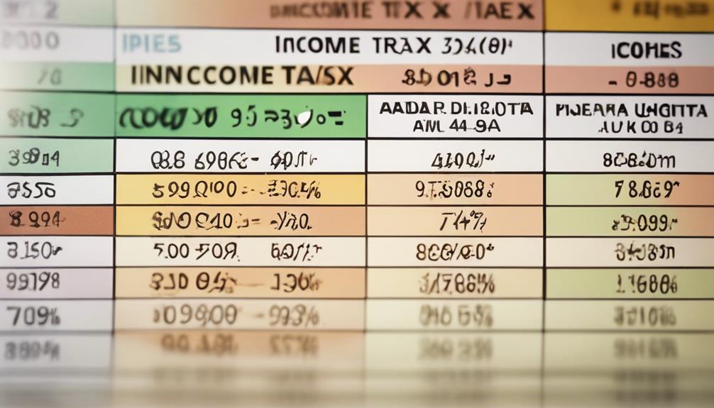 tax rates for individuals